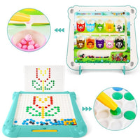 2-in-1 Magnetic Disk Drawing Maze Board Game for Kids | Educational Puzzle Toy for Creativity & Coordination