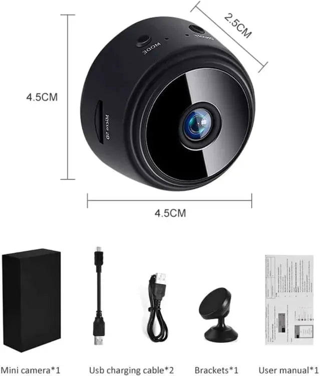 Mini WiFi Security Camera – HD 1080p Wireless Recorder