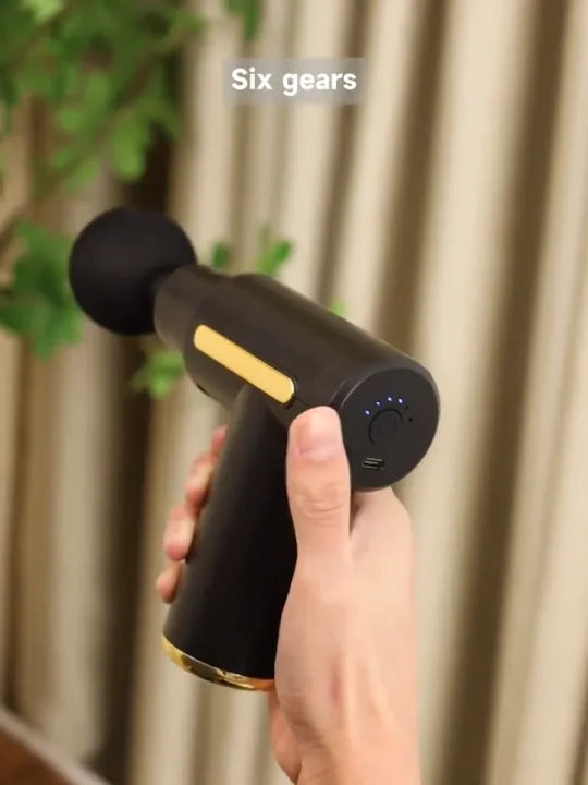 Deep Tissue Massage Gun for Muscle Recovery – Rechargeable, Multi-Speed, Full Body Pain Relief Massager – Pakistan