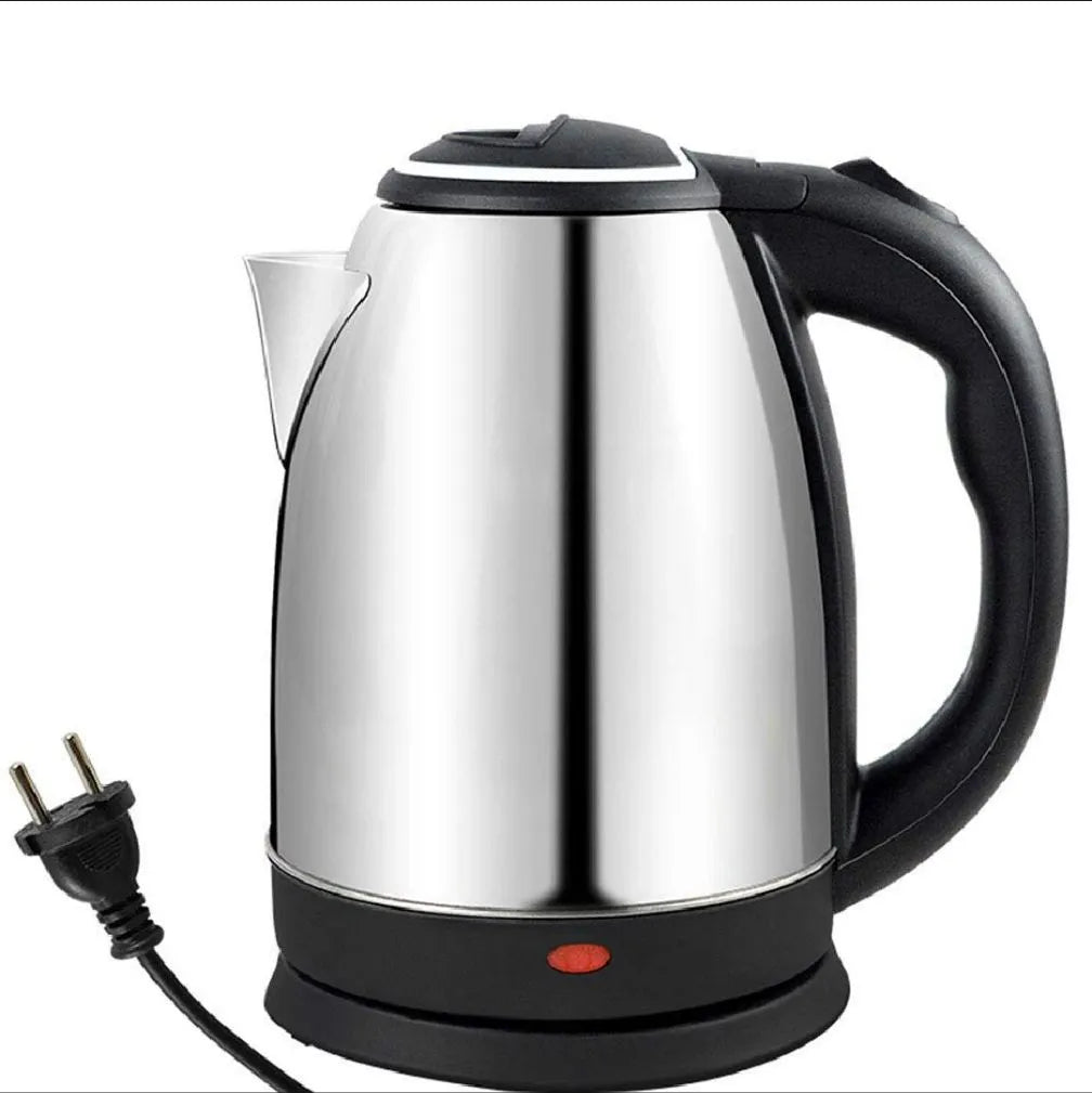 2L Stainless Steel Electric Kettle – Rapid Boil, Auto Shut-Off, Safety Quick Boiler for Tea and Coffee