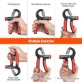 Adjustable Hand Gripper 10–60KG with Counter | Strength Trainer for Grip, Fingers & Forearms