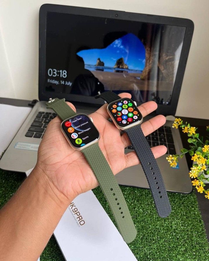 Y80 Ultra Smart Watch 8-in-1 – 8 Straps, Touch Screen, Mobile Watch for Boys & Girls – Ultra 2 / Ultra 9 Smart Watch