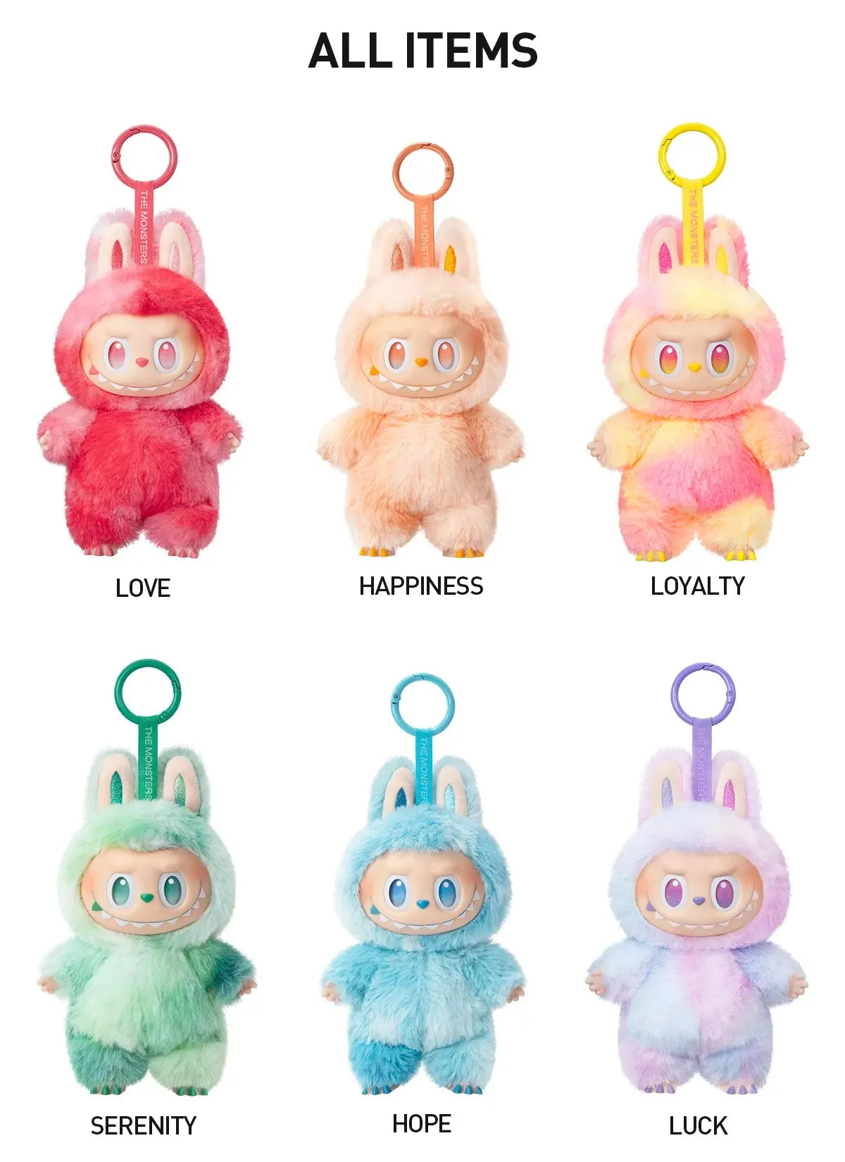 Labubu Blind Box V3 – Big Into Energy | 7" Plush Keychain by Pop Mart