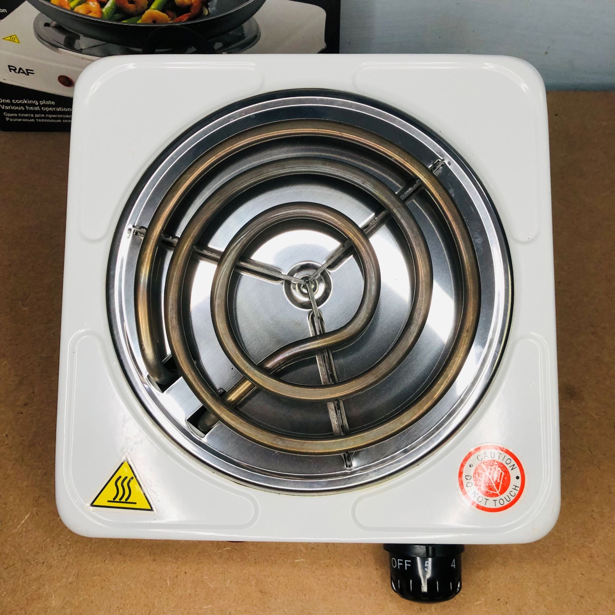 1000W Electric Stove for Cooking | Fast Heating Hot Plate with Automatic Control & Easy-Clean Surface