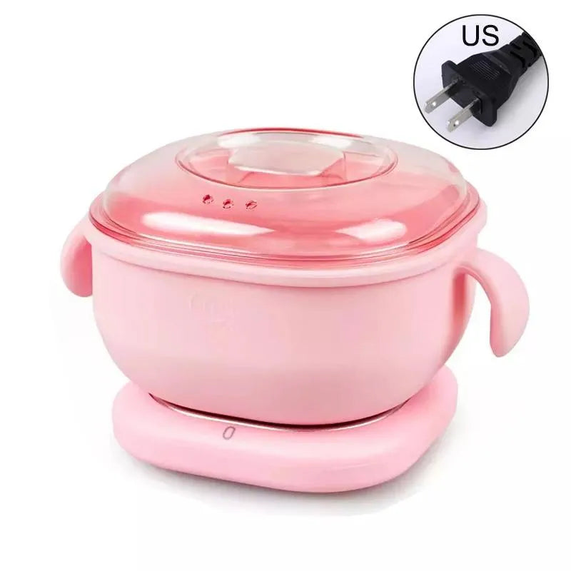 Portable 400ML Silicone Wax Warmer | Foldable Hair Removal Wax Heater for SPA, Body & Travel