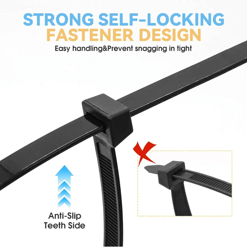 Reusable Cable Ties – Adjustable Self-Adhesive Cord Organizer for Desk & Wires