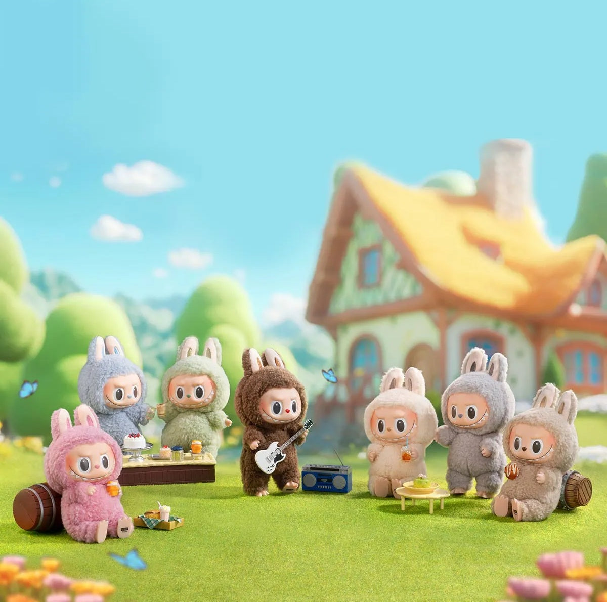 Labubu Blind Box V3 – Big Into Energy | 7" Plush Keychain by Pop Mart