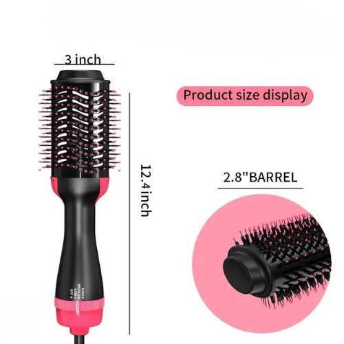 3-in-1 One-Step Hair Dryer Brush | Professional Blow Dryer, Straightener & Volumizer for Smooth, Shiny Hair